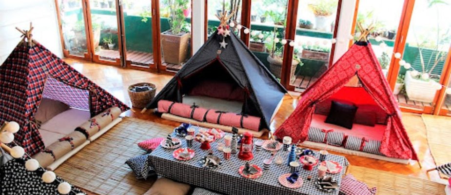 Cabana para festa do pijama: Ideias Criativas Cabana para festa do pijama: Ideias Criativas