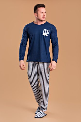pijama masculino bolso com listras ca016 1