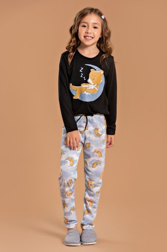 pijama infantil feminino ursinho dormindo ca023 1